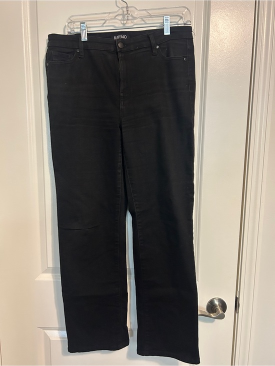 Buffalo David Bitton Pants - Buffalo David Bitton Women’s Black Straight Jeans